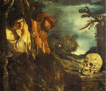 Le Guerchin Et In Arcadia Ego 1618